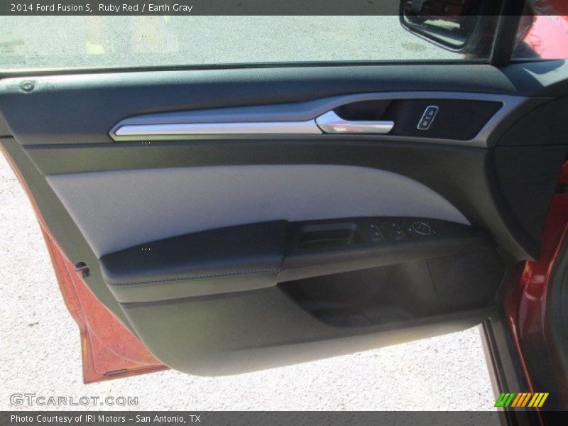 Ruby Red / Earth Gray 2014 Ford Fusion S