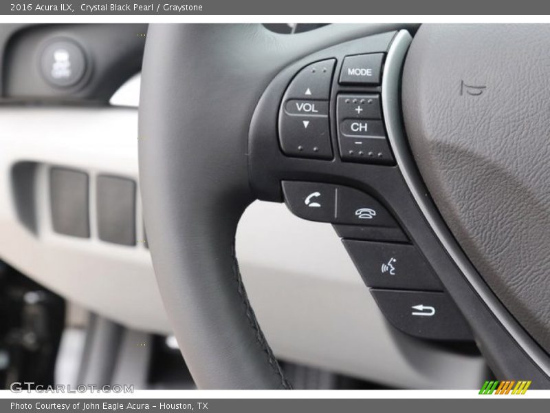 Crystal Black Pearl / Graystone 2016 Acura ILX