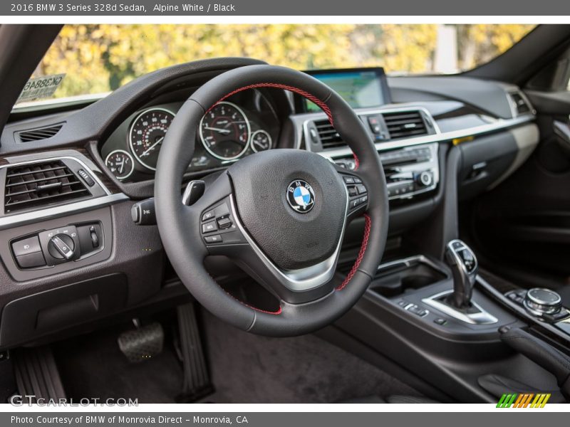 Alpine White / Black 2016 BMW 3 Series 328d Sedan