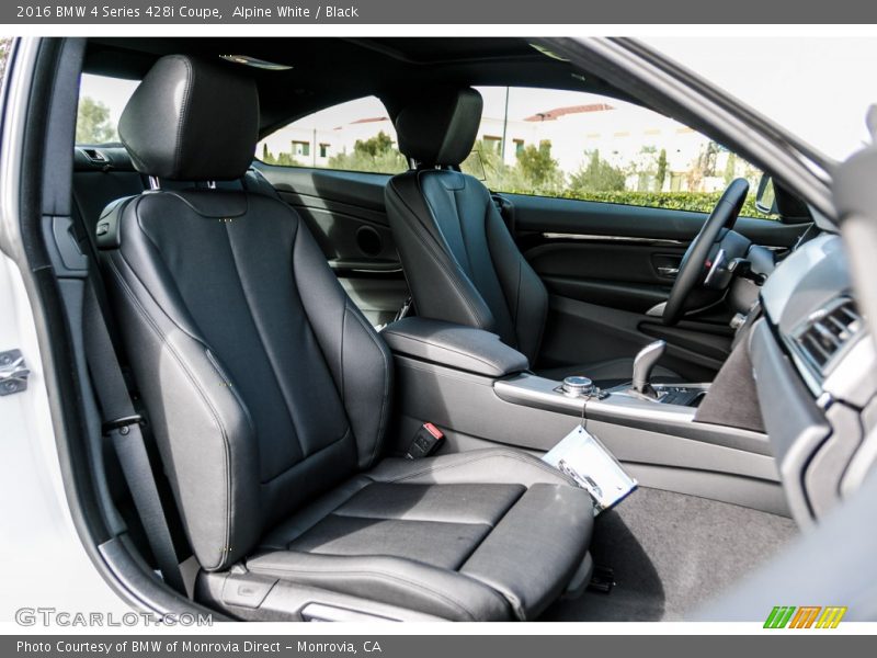 Alpine White / Black 2016 BMW 4 Series 428i Coupe