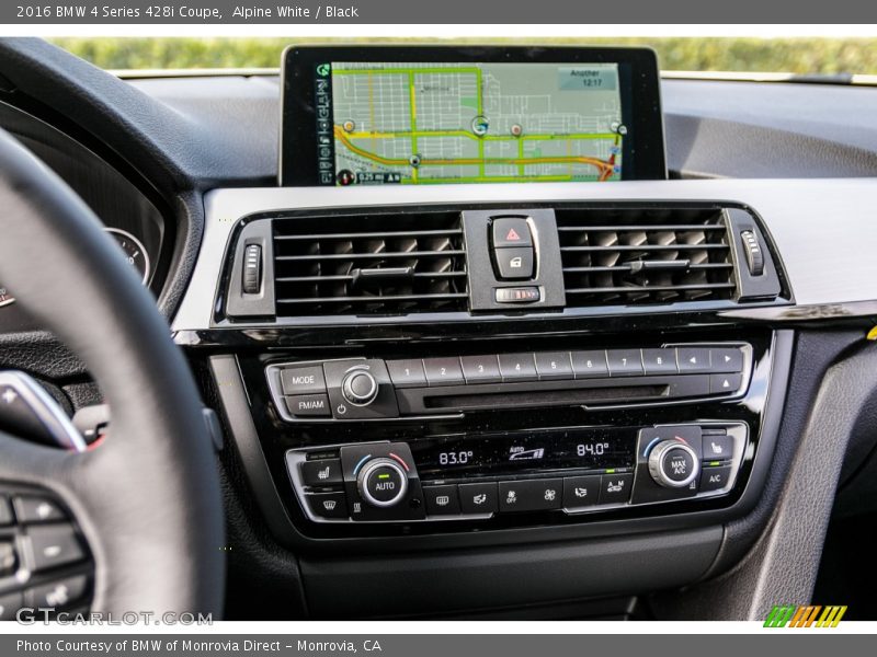 Alpine White / Black 2016 BMW 4 Series 428i Coupe