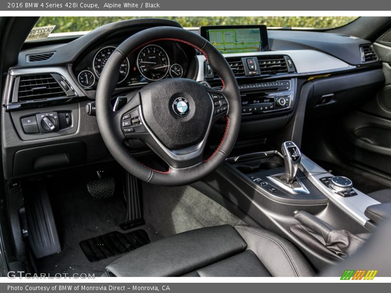 Alpine White / Black 2016 BMW 4 Series 428i Coupe
