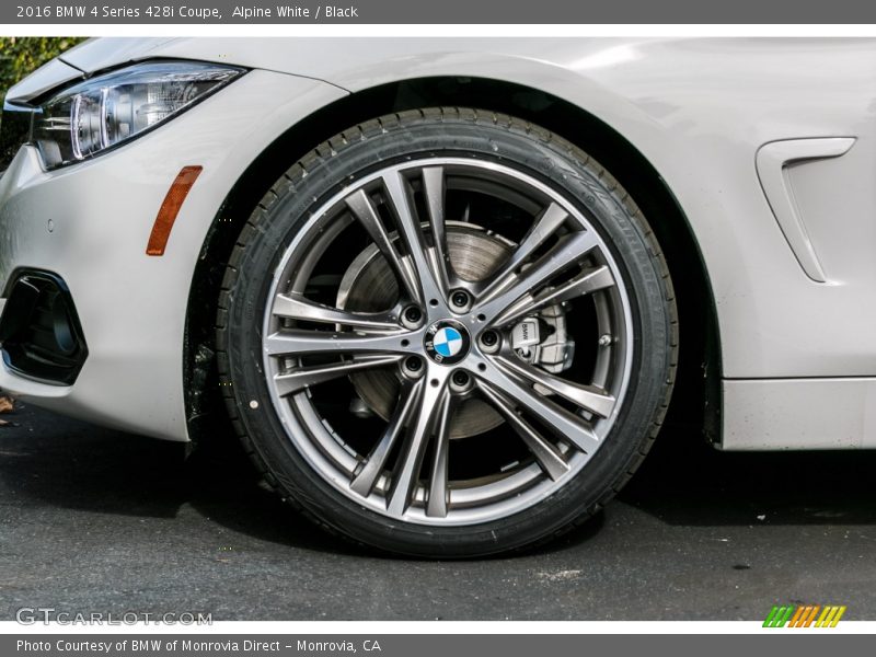Alpine White / Black 2016 BMW 4 Series 428i Coupe