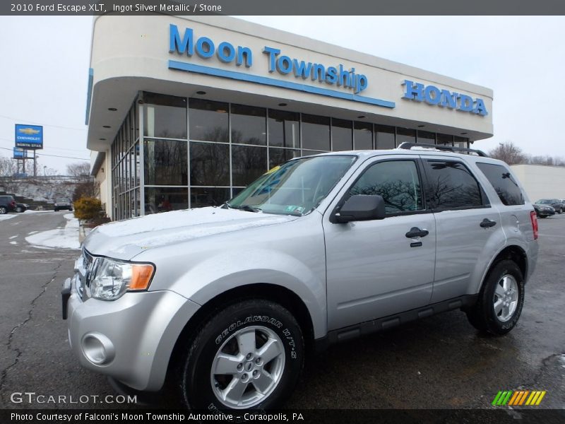 Ingot Silver Metallic / Stone 2010 Ford Escape XLT