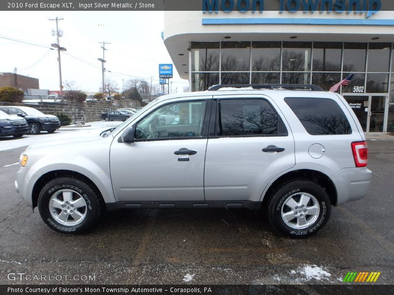 Ingot Silver Metallic / Stone 2010 Ford Escape XLT
