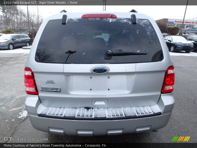 Ingot Silver Metallic / Stone 2010 Ford Escape XLT
