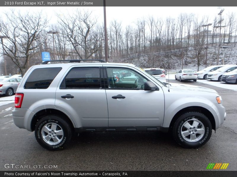 Ingot Silver Metallic / Stone 2010 Ford Escape XLT
