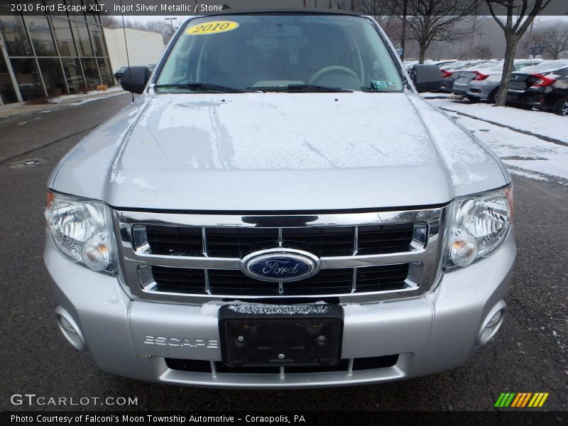 Ingot Silver Metallic / Stone 2010 Ford Escape XLT