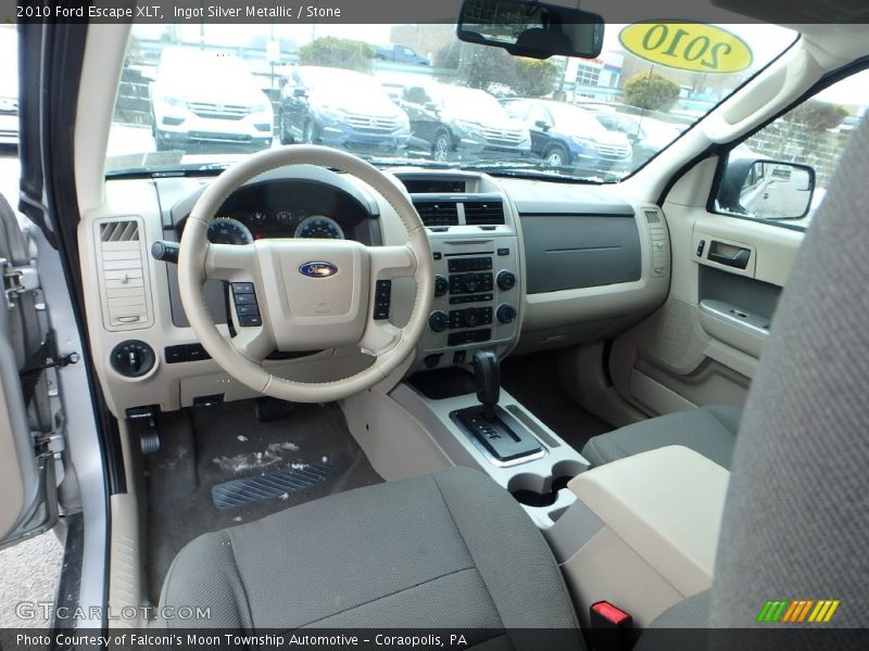 Ingot Silver Metallic / Stone 2010 Ford Escape XLT