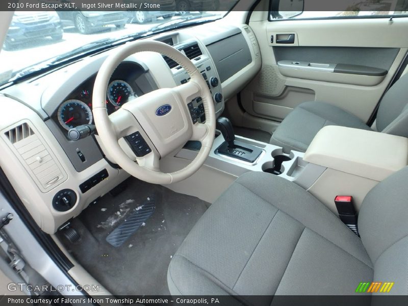 Ingot Silver Metallic / Stone 2010 Ford Escape XLT