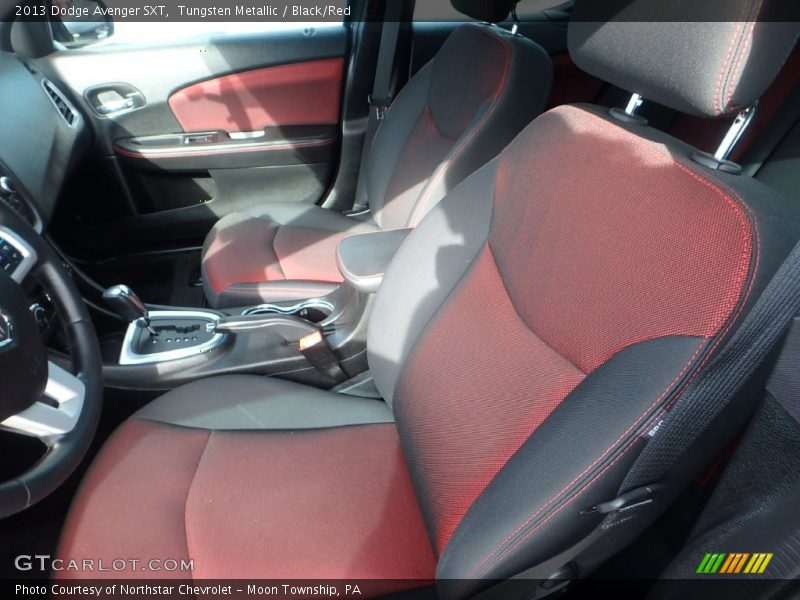 Tungsten Metallic / Black/Red 2013 Dodge Avenger SXT