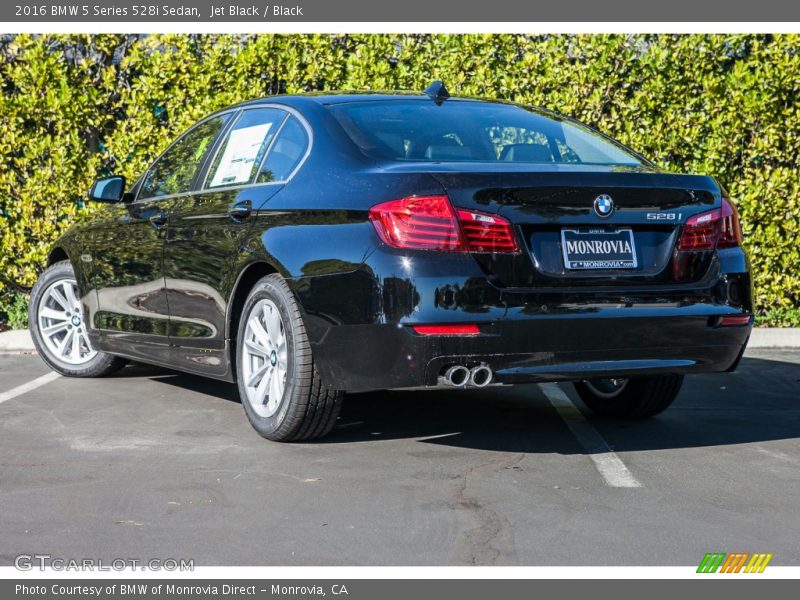 Jet Black / Black 2016 BMW 5 Series 528i Sedan