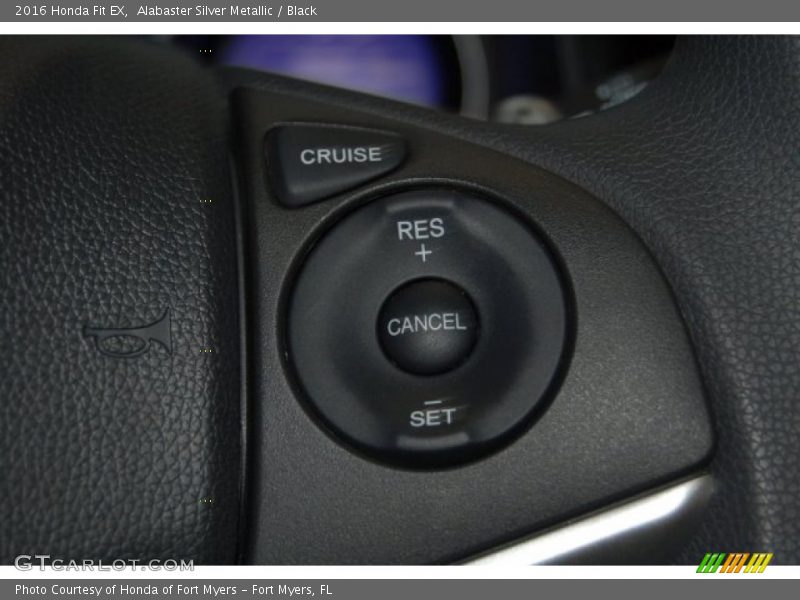Alabaster Silver Metallic / Black 2016 Honda Fit EX