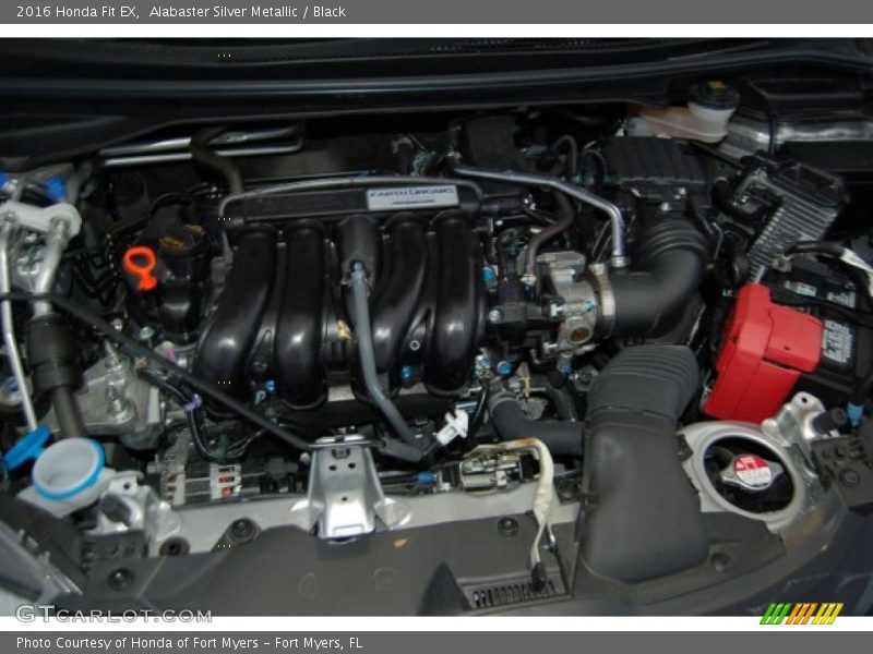Alabaster Silver Metallic / Black 2016 Honda Fit EX
