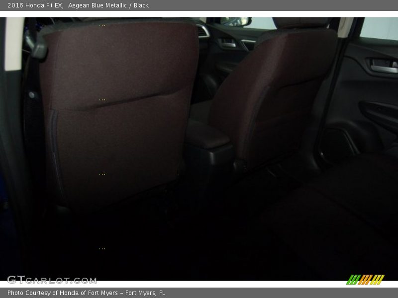 Aegean Blue Metallic / Black 2016 Honda Fit EX