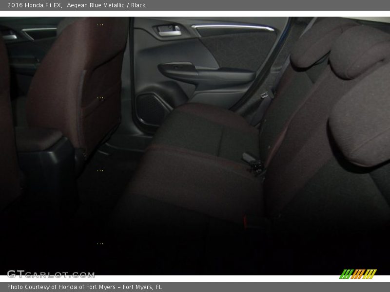 Aegean Blue Metallic / Black 2016 Honda Fit EX