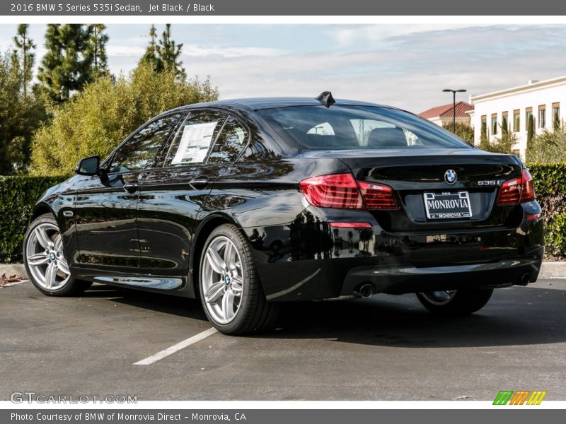 Jet Black / Black 2016 BMW 5 Series 535i Sedan
