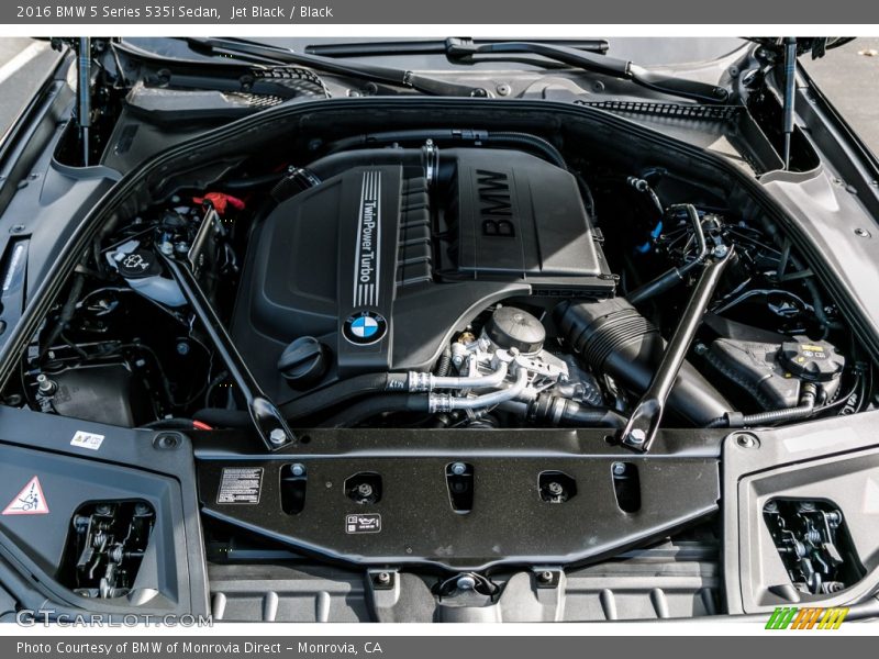 Jet Black / Black 2016 BMW 5 Series 535i Sedan