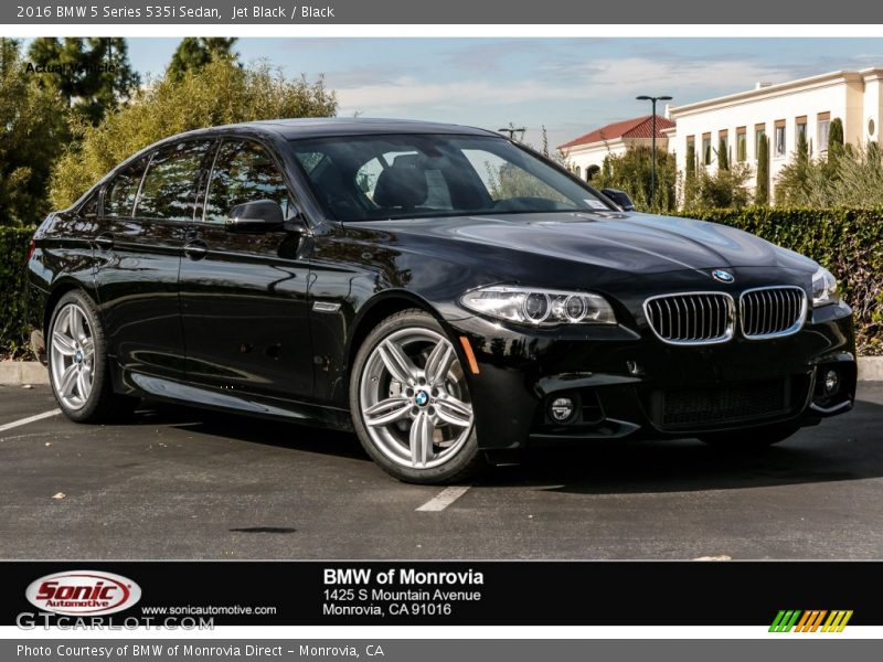 Jet Black / Black 2016 BMW 5 Series 535i Sedan