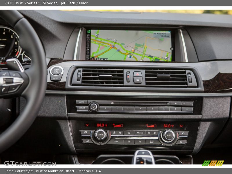 Jet Black / Black 2016 BMW 5 Series 535i Sedan