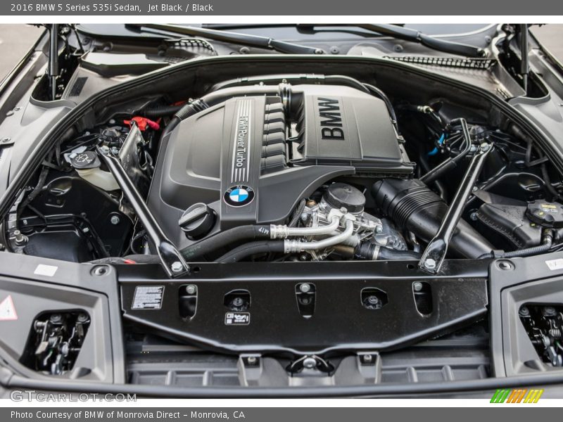 Jet Black / Black 2016 BMW 5 Series 535i Sedan