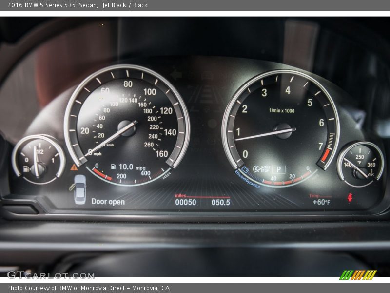 Jet Black / Black 2016 BMW 5 Series 535i Sedan