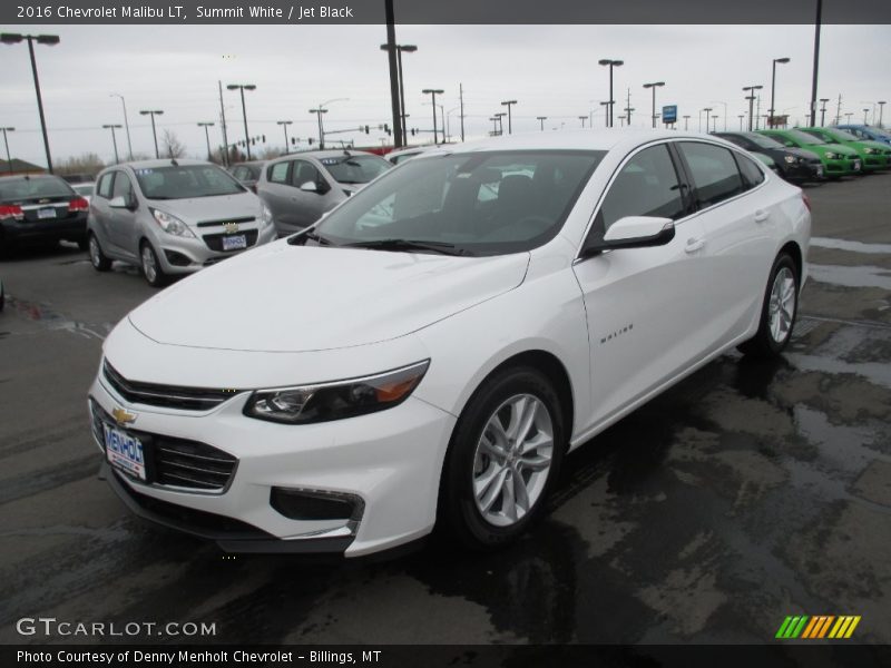 Summit White / Jet Black 2016 Chevrolet Malibu LT