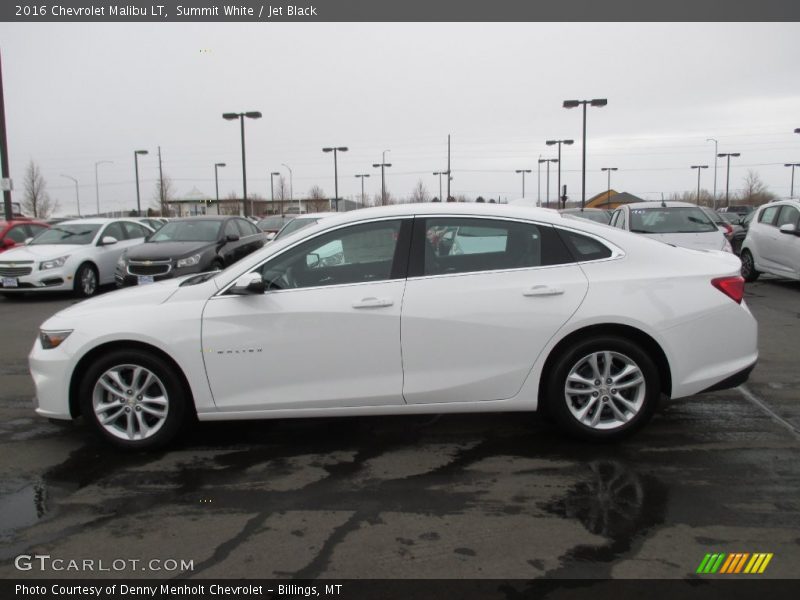 Summit White / Jet Black 2016 Chevrolet Malibu LT