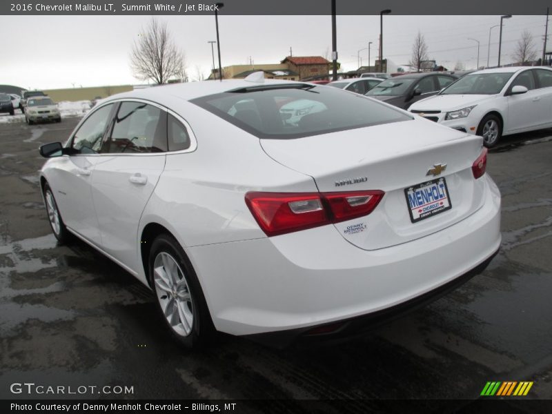 Summit White / Jet Black 2016 Chevrolet Malibu LT
