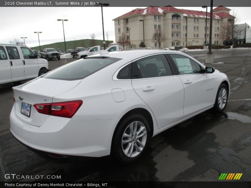 Summit White / Jet Black 2016 Chevrolet Malibu LT