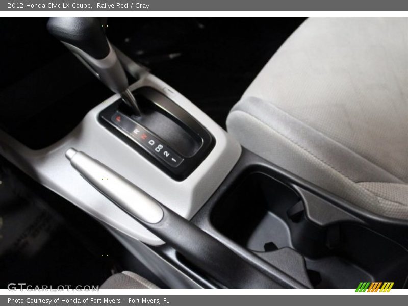 Rallye Red / Gray 2012 Honda Civic LX Coupe