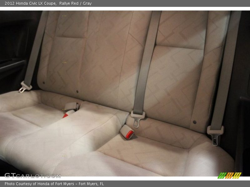 Rallye Red / Gray 2012 Honda Civic LX Coupe