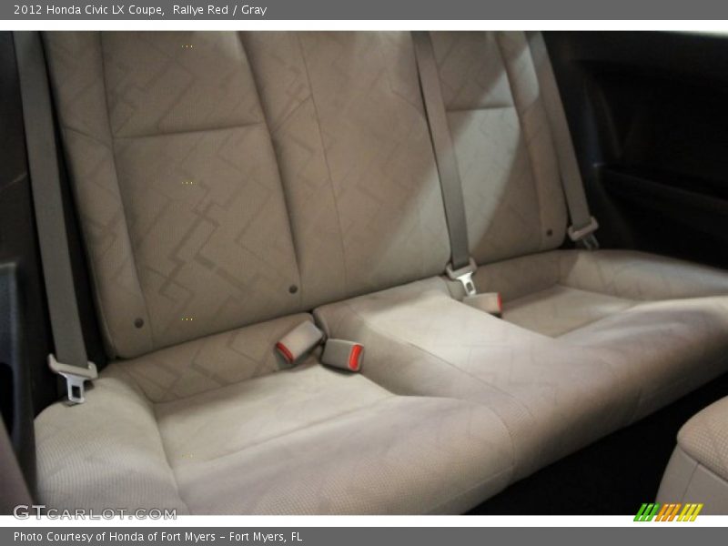 Rallye Red / Gray 2012 Honda Civic LX Coupe