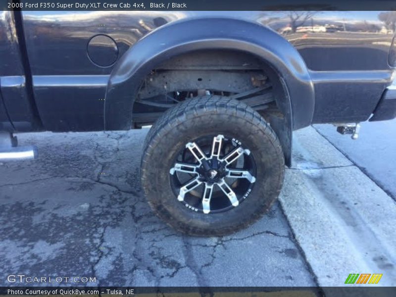 Black / Black 2008 Ford F350 Super Duty XLT Crew Cab 4x4