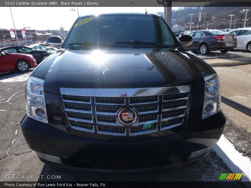 Black Raven / Ebony 2010 Cadillac Escalade AWD