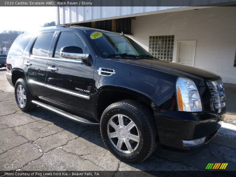 Black Raven / Ebony 2010 Cadillac Escalade AWD