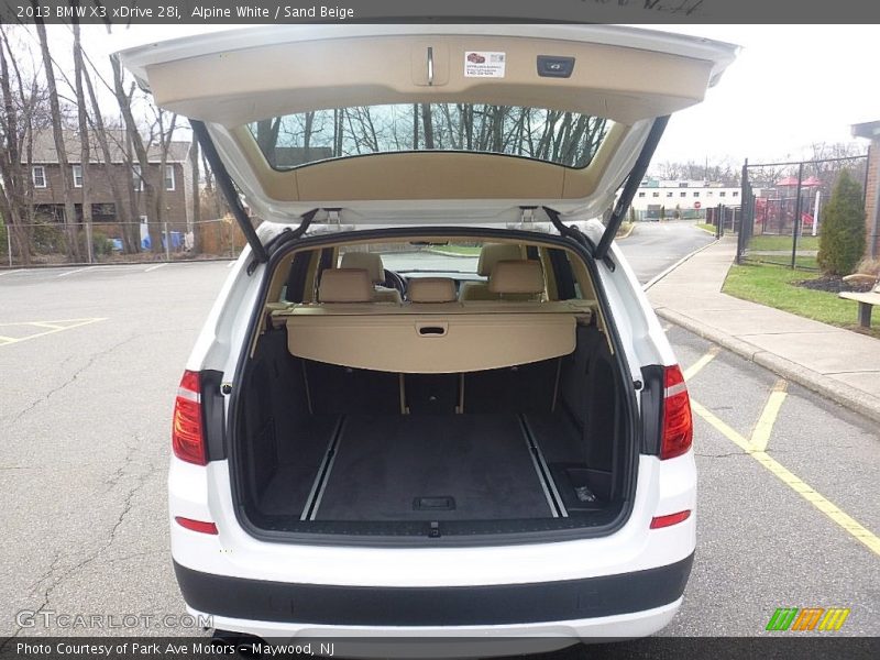 Alpine White / Sand Beige 2013 BMW X3 xDrive 28i