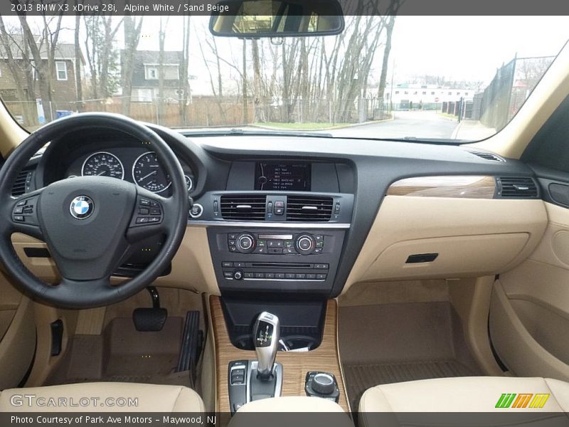 Alpine White / Sand Beige 2013 BMW X3 xDrive 28i