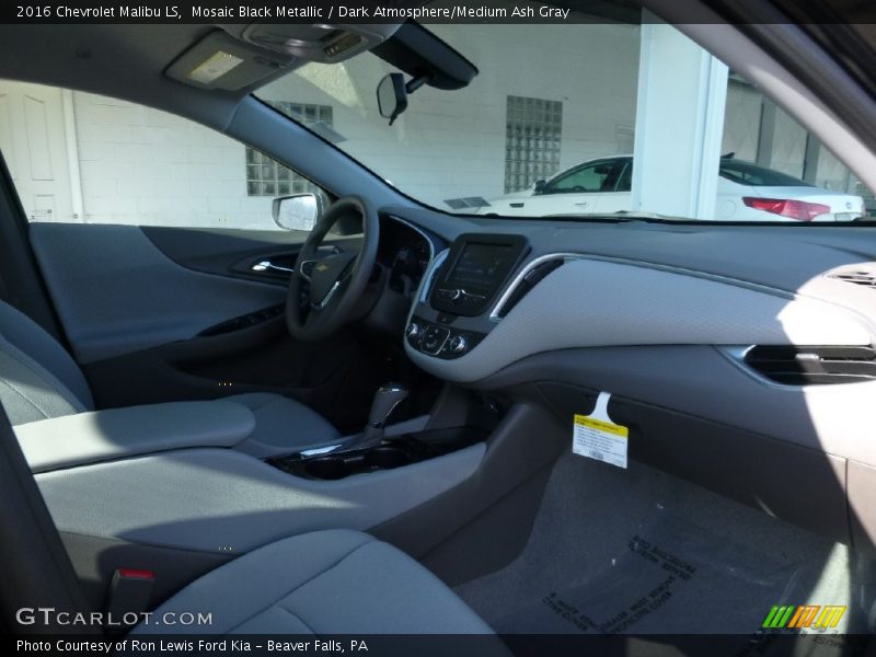 Mosaic Black Metallic / Dark Atmosphere/Medium Ash Gray 2016 Chevrolet Malibu LS