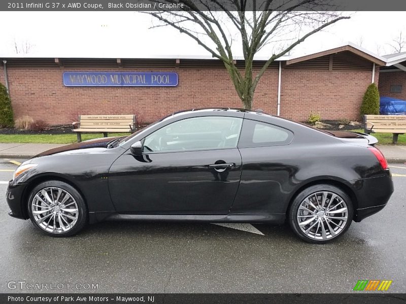 Black Obsidian / Graphite 2011 Infiniti G 37 x AWD Coupe