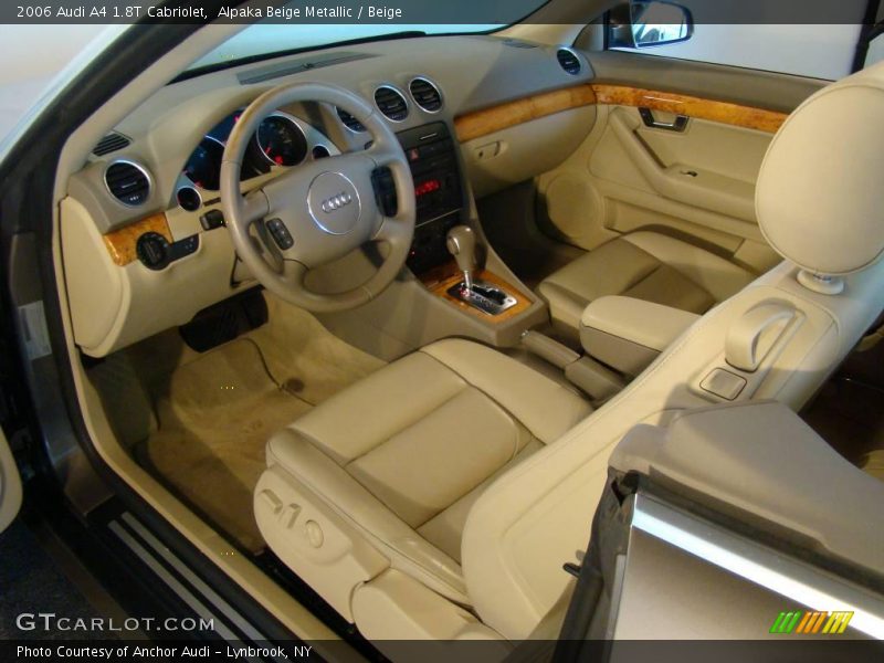 Alpaka Beige Metallic / Beige 2006 Audi A4 1.8T Cabriolet