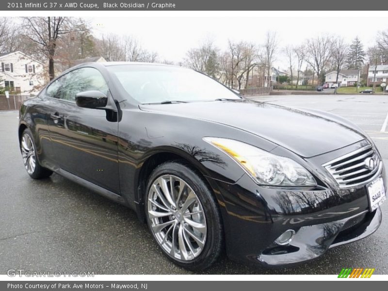 Front 3/4 View of 2011 G 37 x AWD Coupe