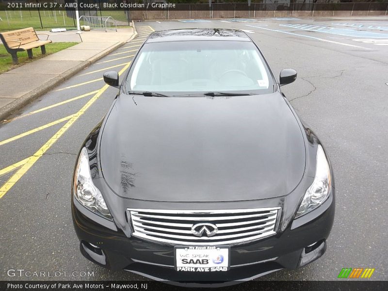 Black Obsidian / Graphite 2011 Infiniti G 37 x AWD Coupe