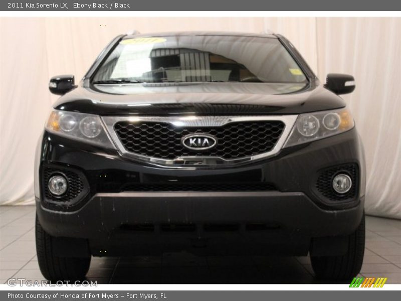 Ebony Black / Black 2011 Kia Sorento LX