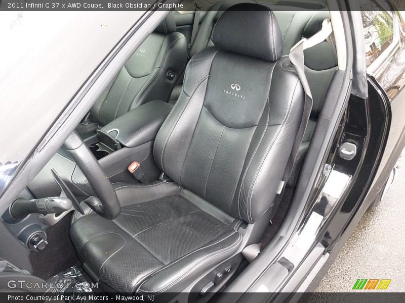 Black Obsidian / Graphite 2011 Infiniti G 37 x AWD Coupe