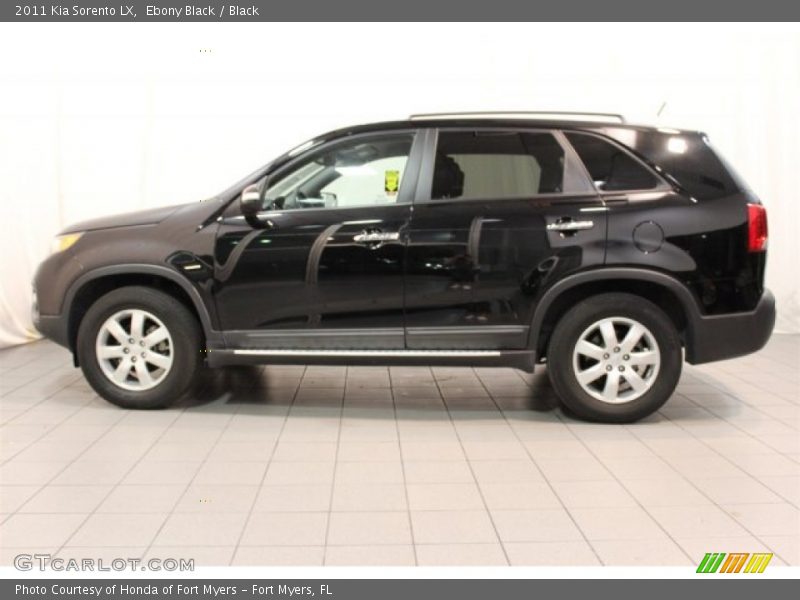 Ebony Black / Black 2011 Kia Sorento LX