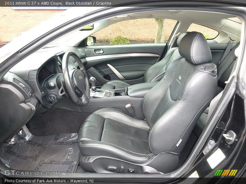 Black Obsidian / Graphite 2011 Infiniti G 37 x AWD Coupe