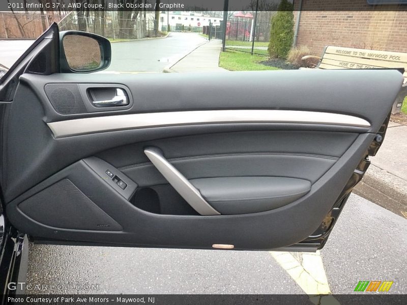Black Obsidian / Graphite 2011 Infiniti G 37 x AWD Coupe