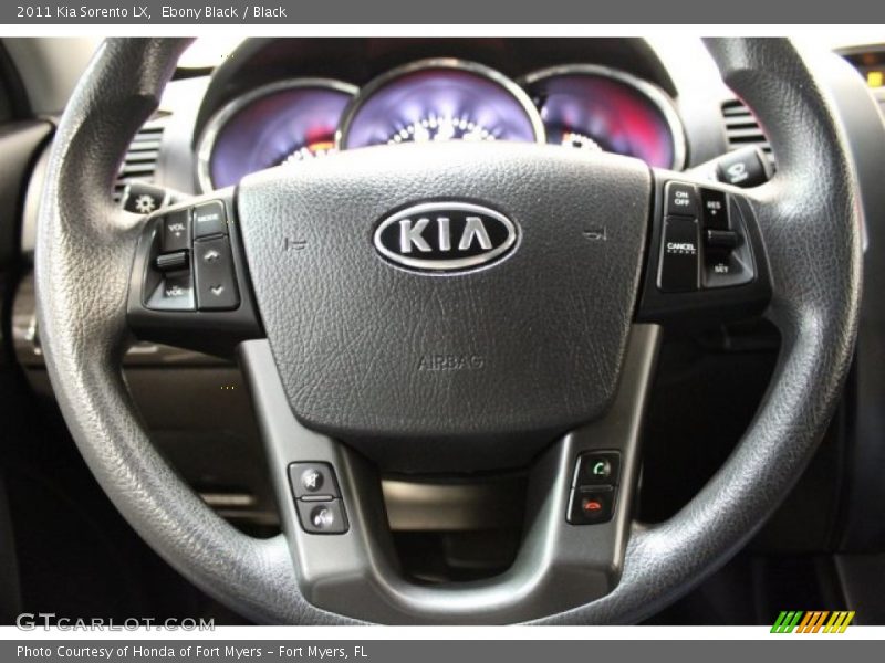 Ebony Black / Black 2011 Kia Sorento LX