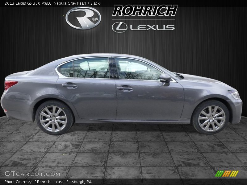 Nebula Gray Pearl / Black 2013 Lexus GS 350 AWD